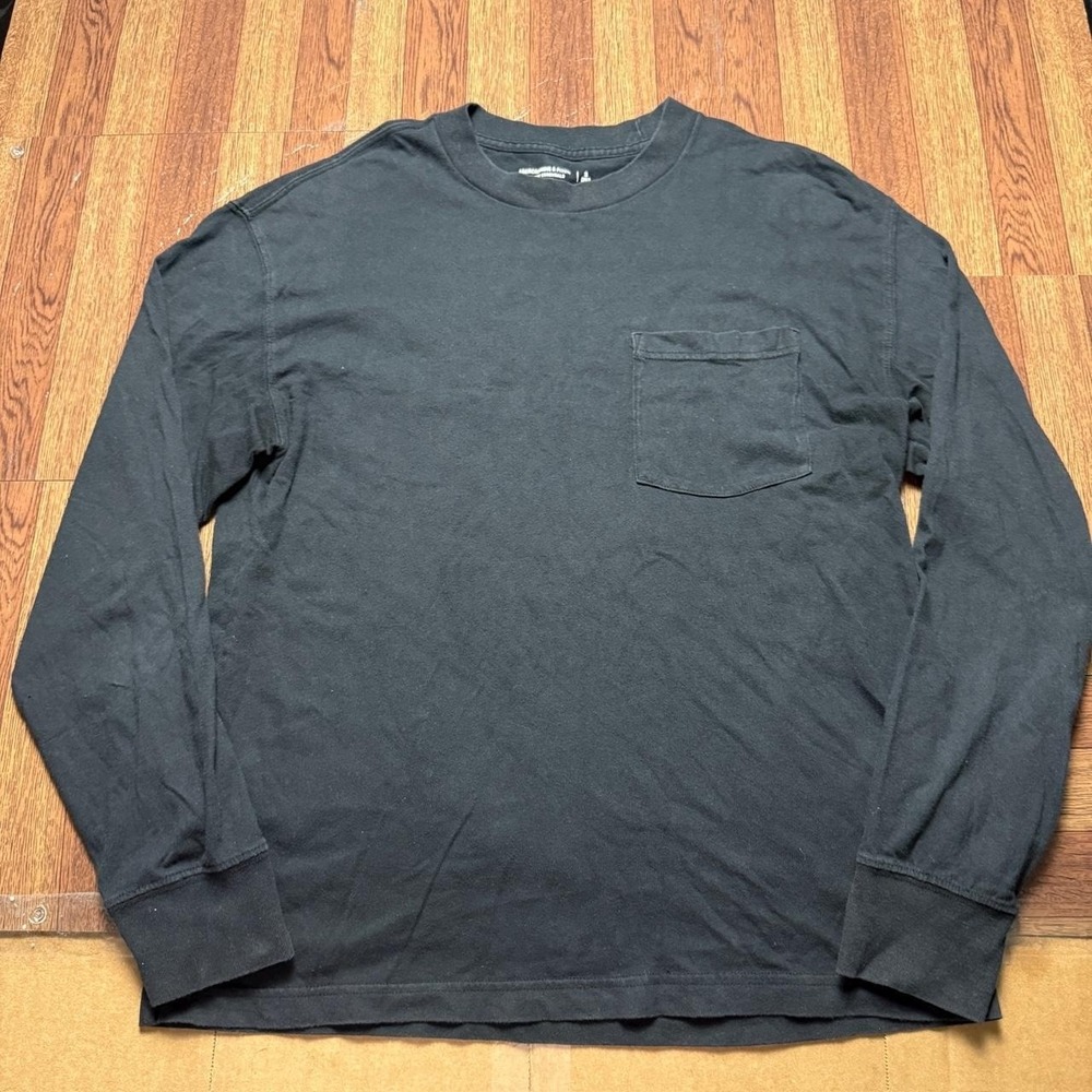 Abercrombie&Fitch Black A&F Essential Oversized Sleeve Shirt Small